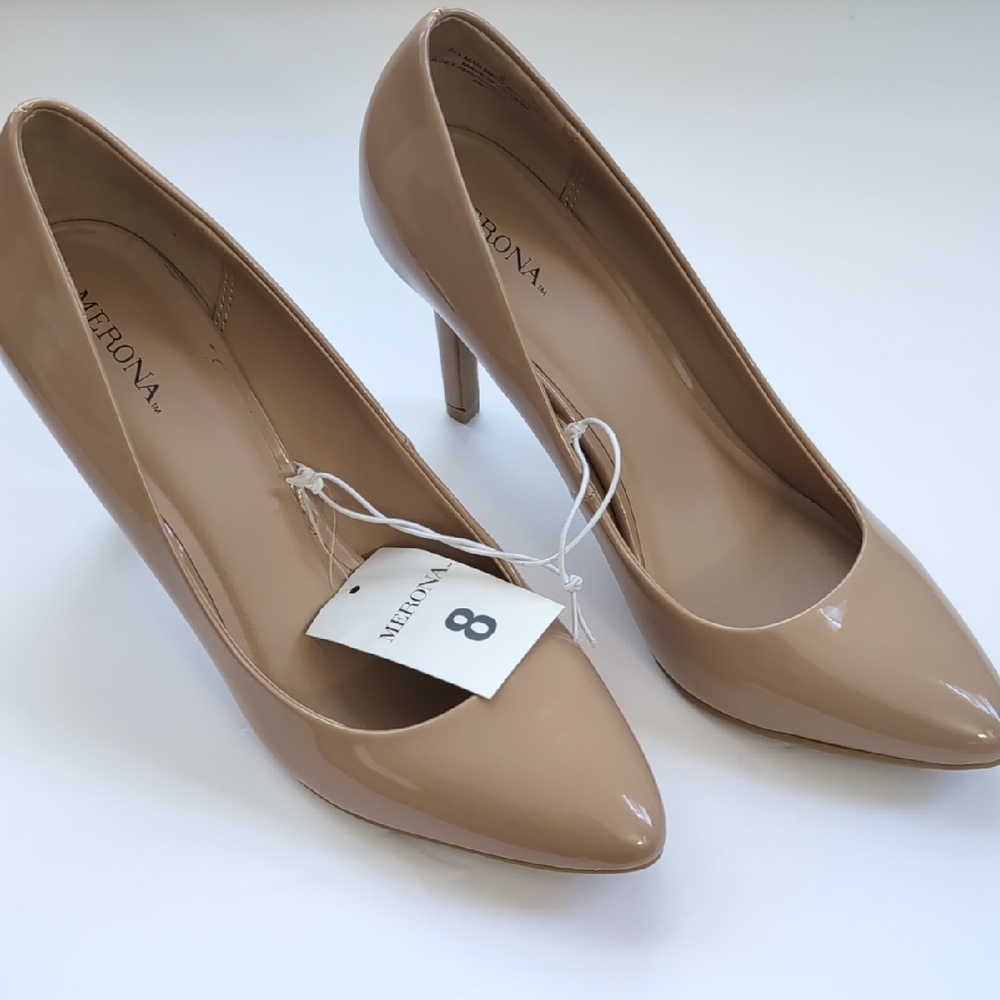 Pale Blush Pumps, Size 8